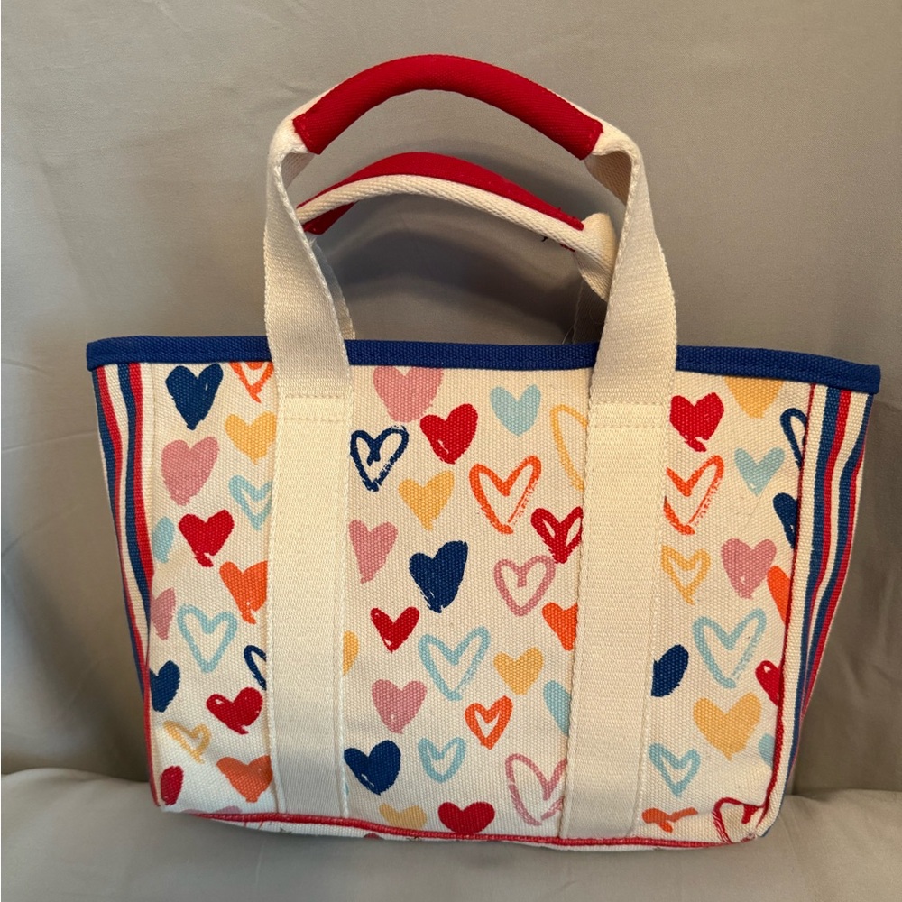 Brighton Red White And You Canvas Mini Tote Bag STYLE D30274 NWT USA patriotic - Picture 3 of 12